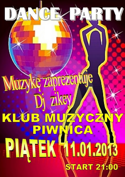 11.01 dance party piwnica