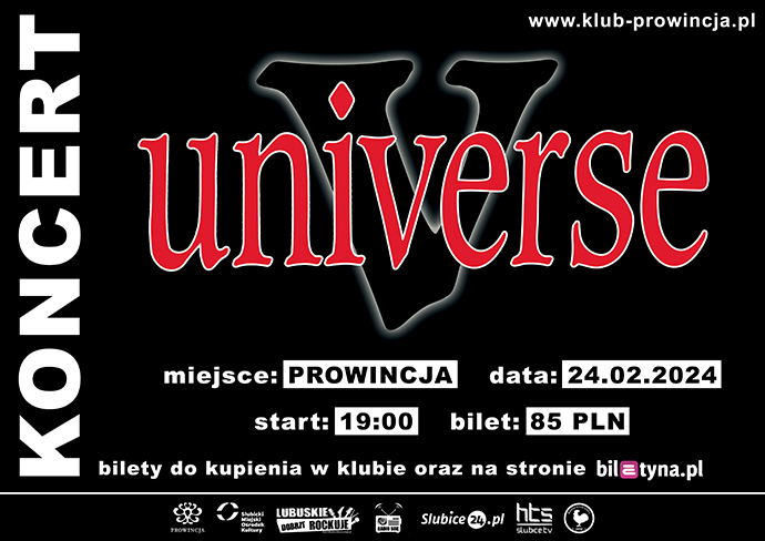 Legendarny zespół Universe zagra w Słubicach