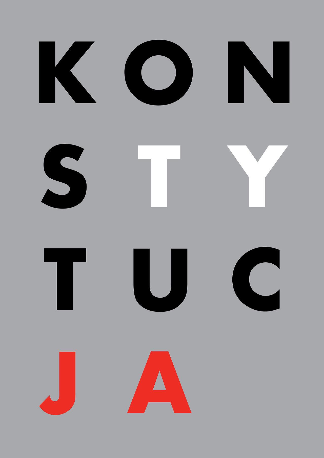 Plakat konstytucja