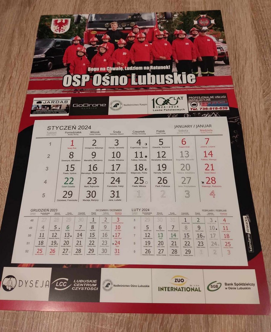 kalendarz Osno OSP
