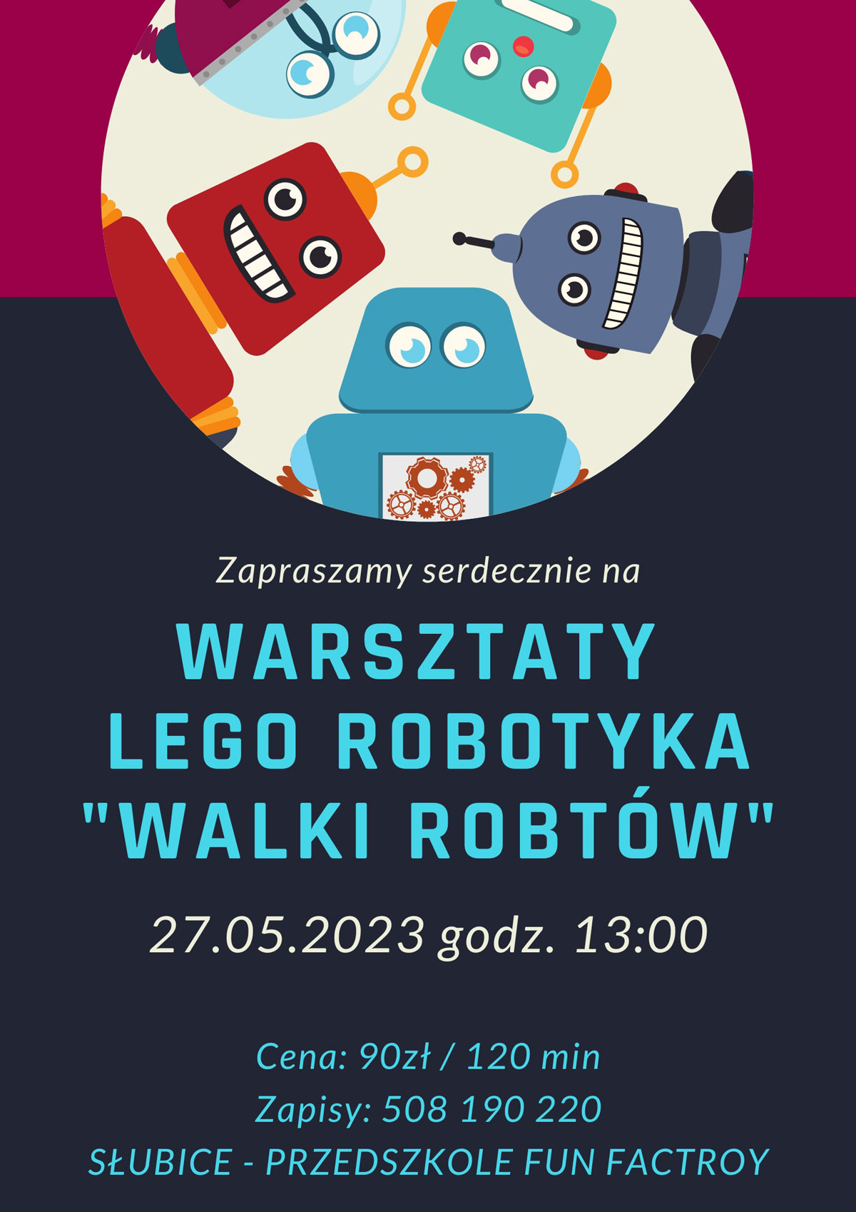 Warsztaty Lego Robotyki "Walki robotów" w Słubicach