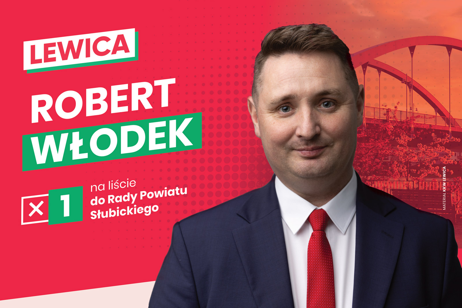 Robert Włodek - kandydat do Rady Powiatu Słubickiego