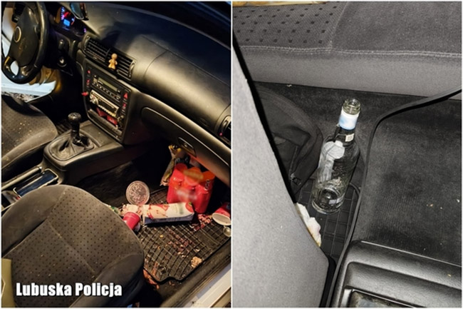 Pijany kierowca miał ponad dwa promile alkoholu