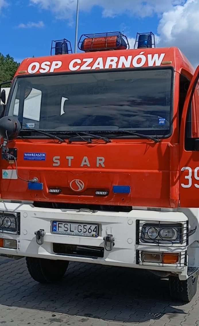 Wóz strażacki OSP Czarnów został naprawiony