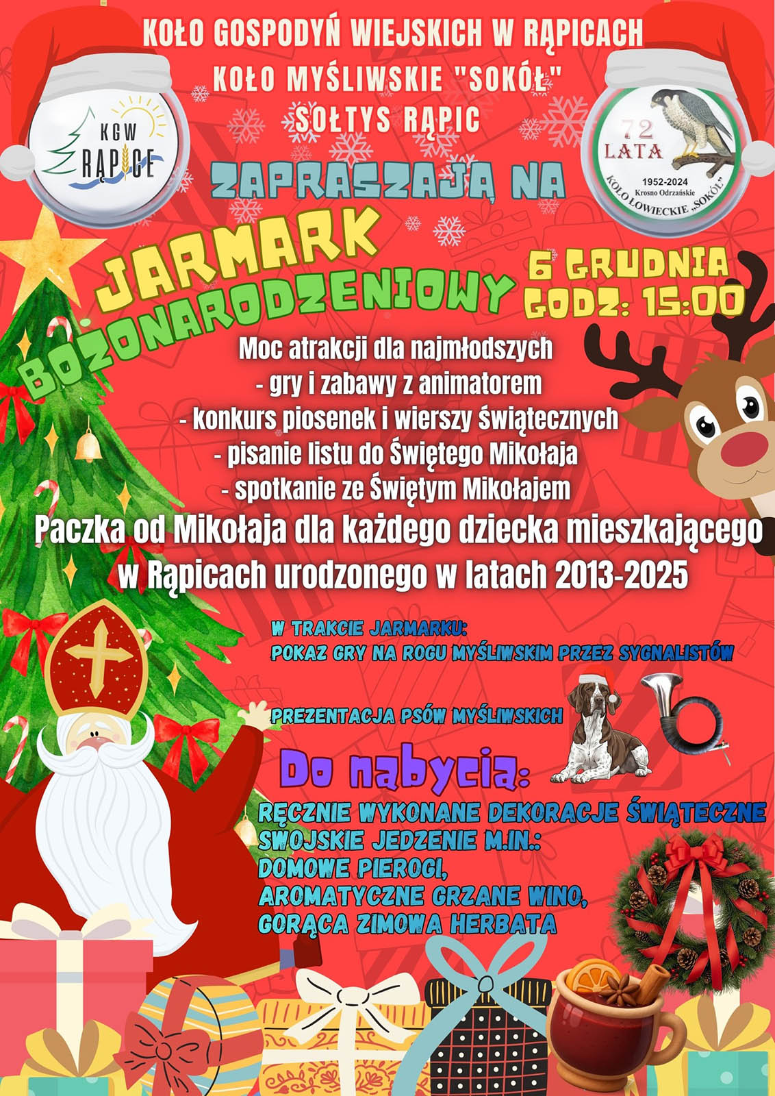 Rąpice zapraszają na jarmark bożonarodzeniowy