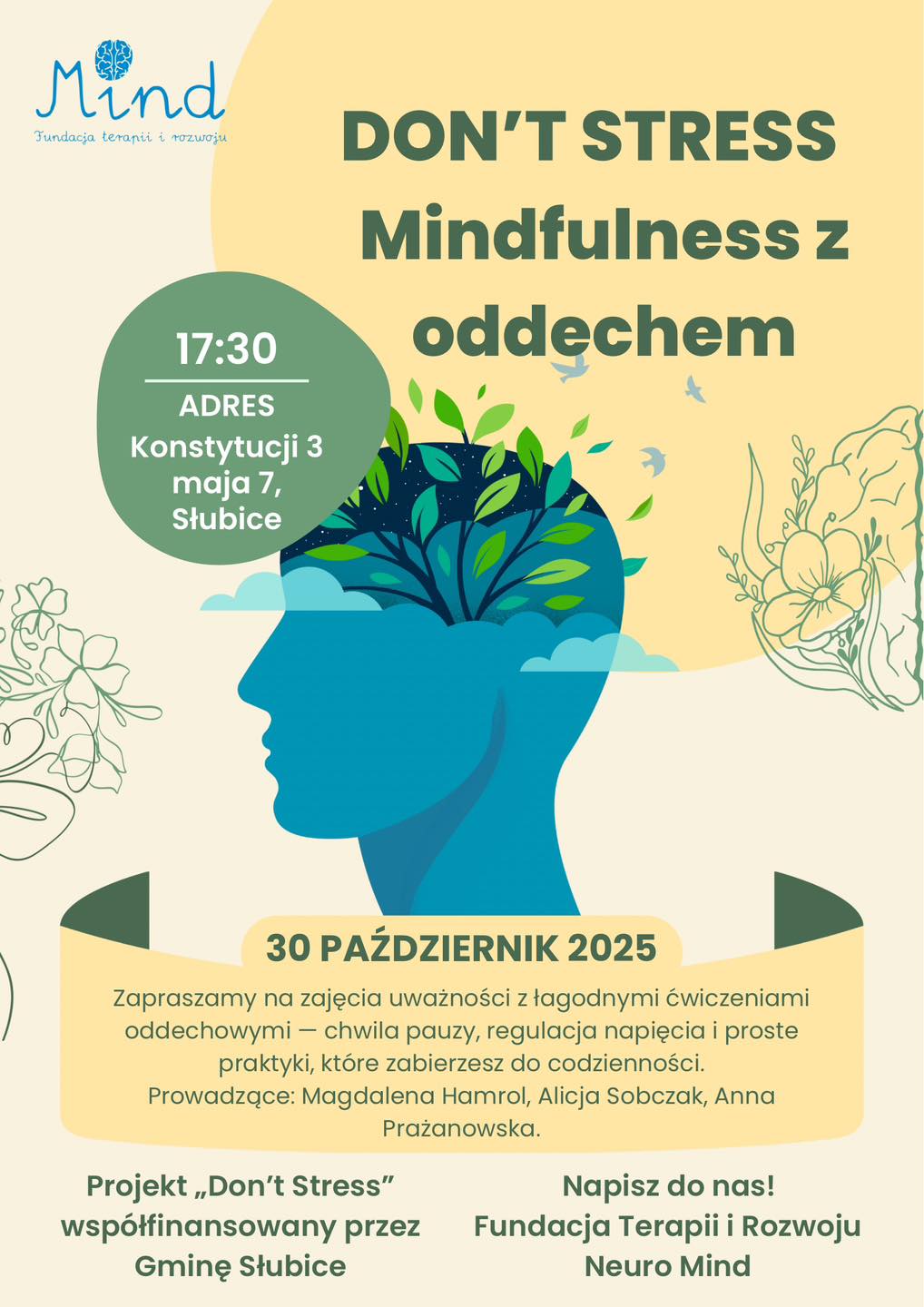 Mindfulness z oddechem w Słubicach. Warsztaty uważności już 30 października