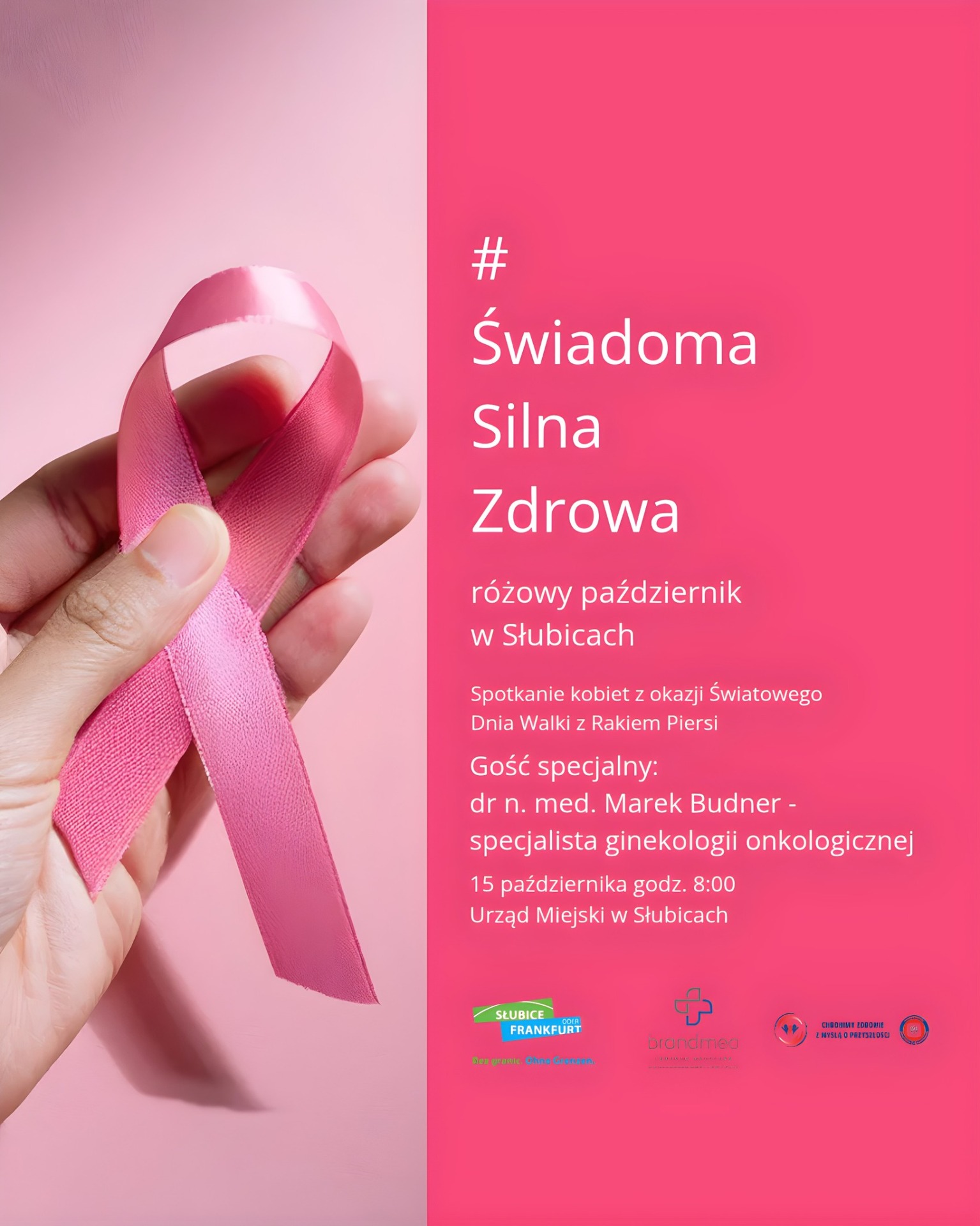 Różowy Październik w Słubicach. Spotkanie o profilaktyce raka piersi 