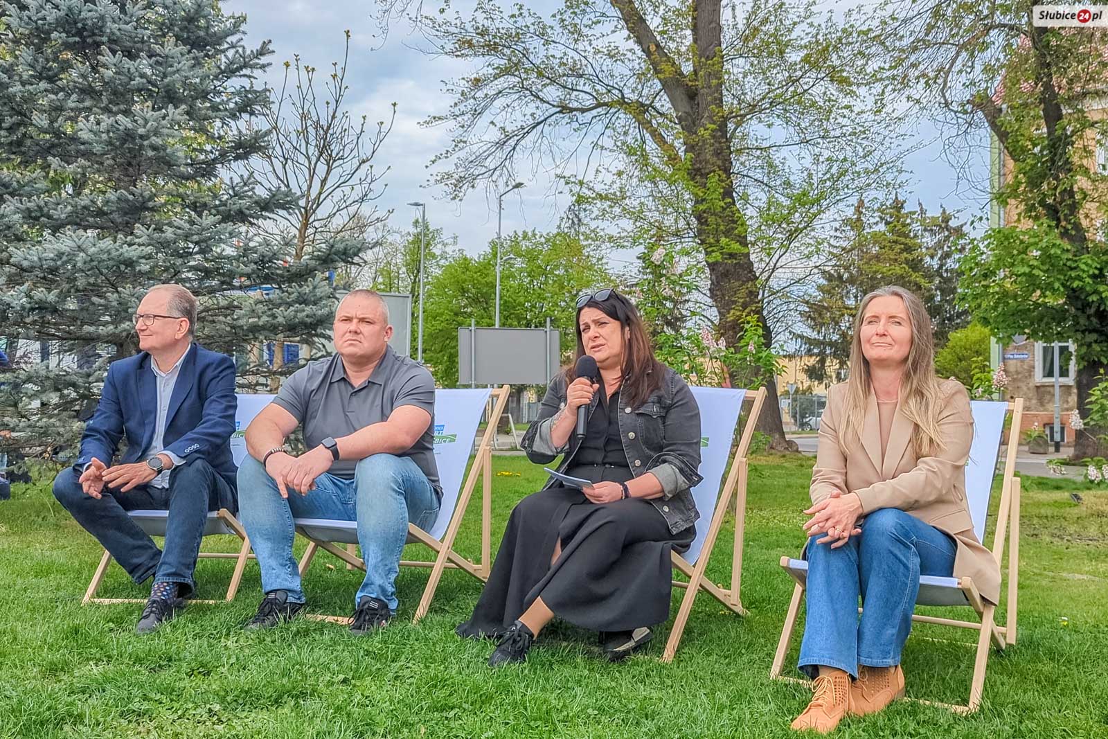 Konferencja prasowa o kampanii ekologicznej "Słubice. Rozkwitamy!"