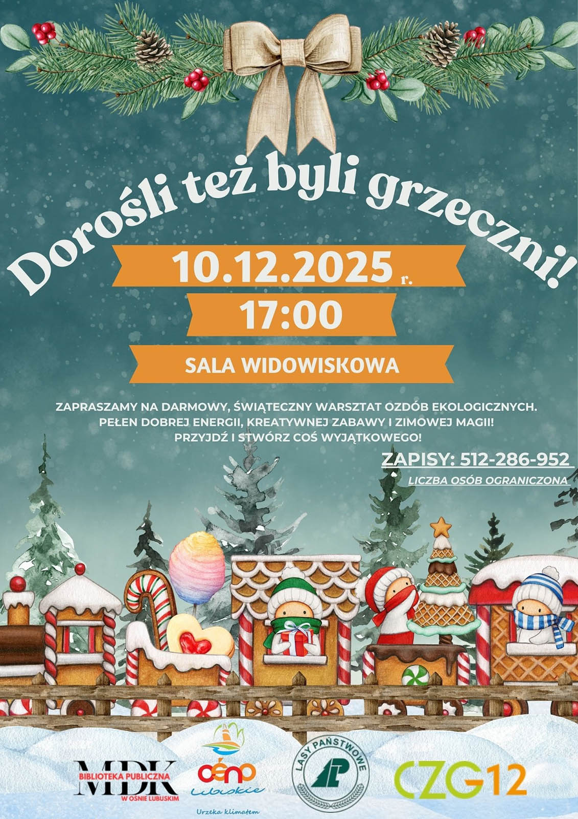 Ośno Lubuskie zaprasza na warsztaty „Dorośli też byli grzeczni”