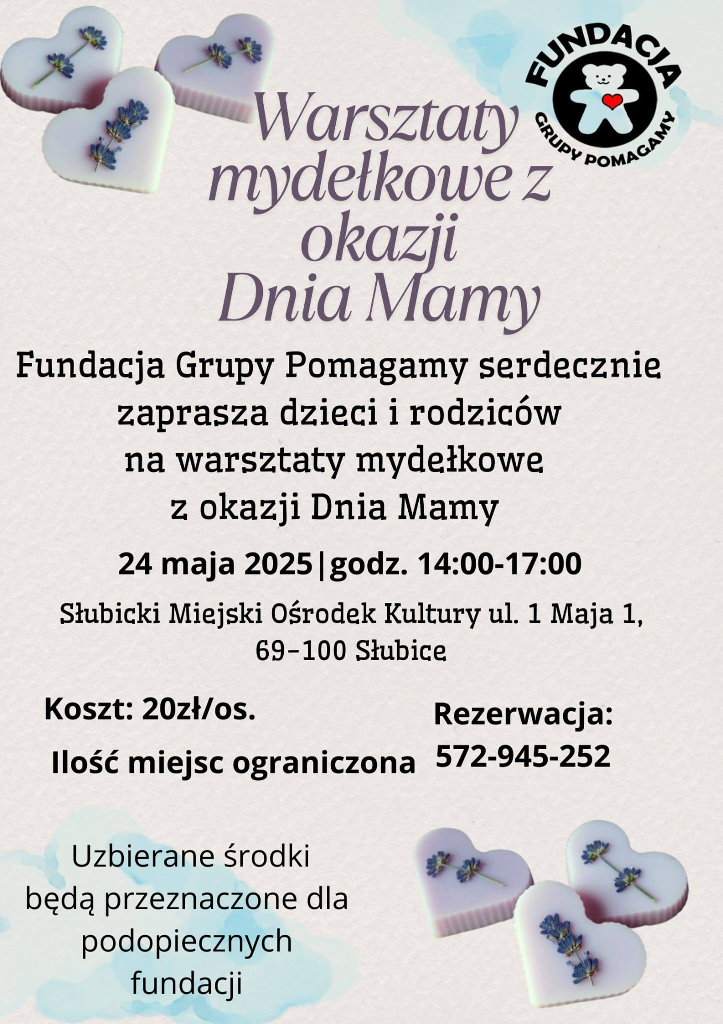 Warsztaty mydełkowe na Dzień Mamy