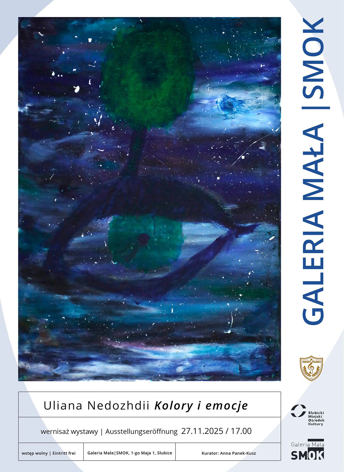 W Galerii Małej SMOK odbędzie się wernisaż wystawy Uliany Nedozhdii „Kolory i emocje”
