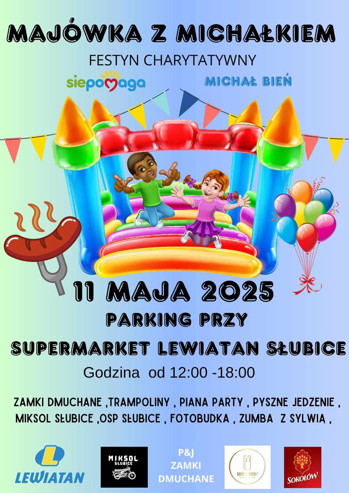 Majówka z Michałkiem. Festyn charytatywny już 11 maja w Słubicach