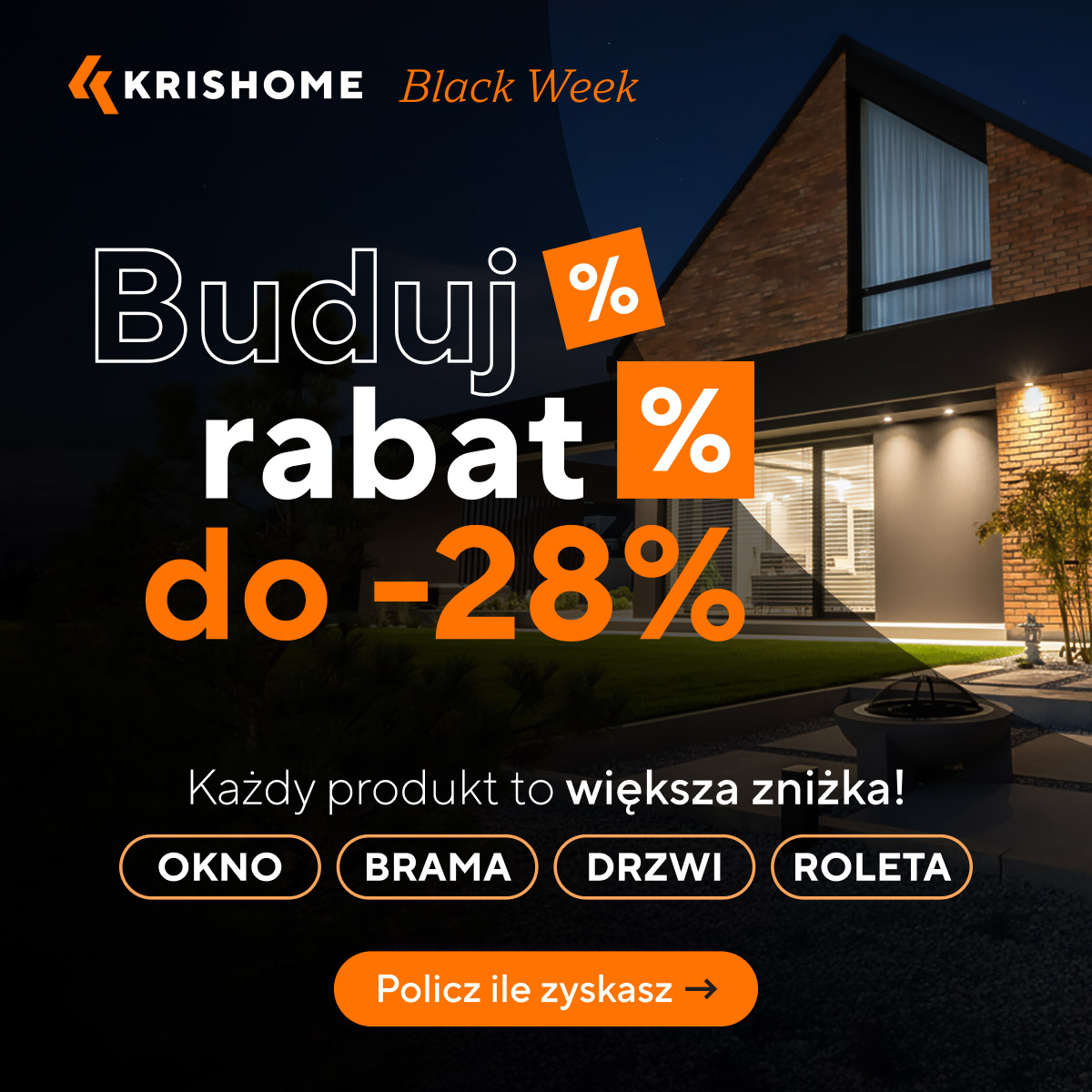 Black Week w Vinsta – poznaj konkrety promocji Krishome i złap rabat do -28%