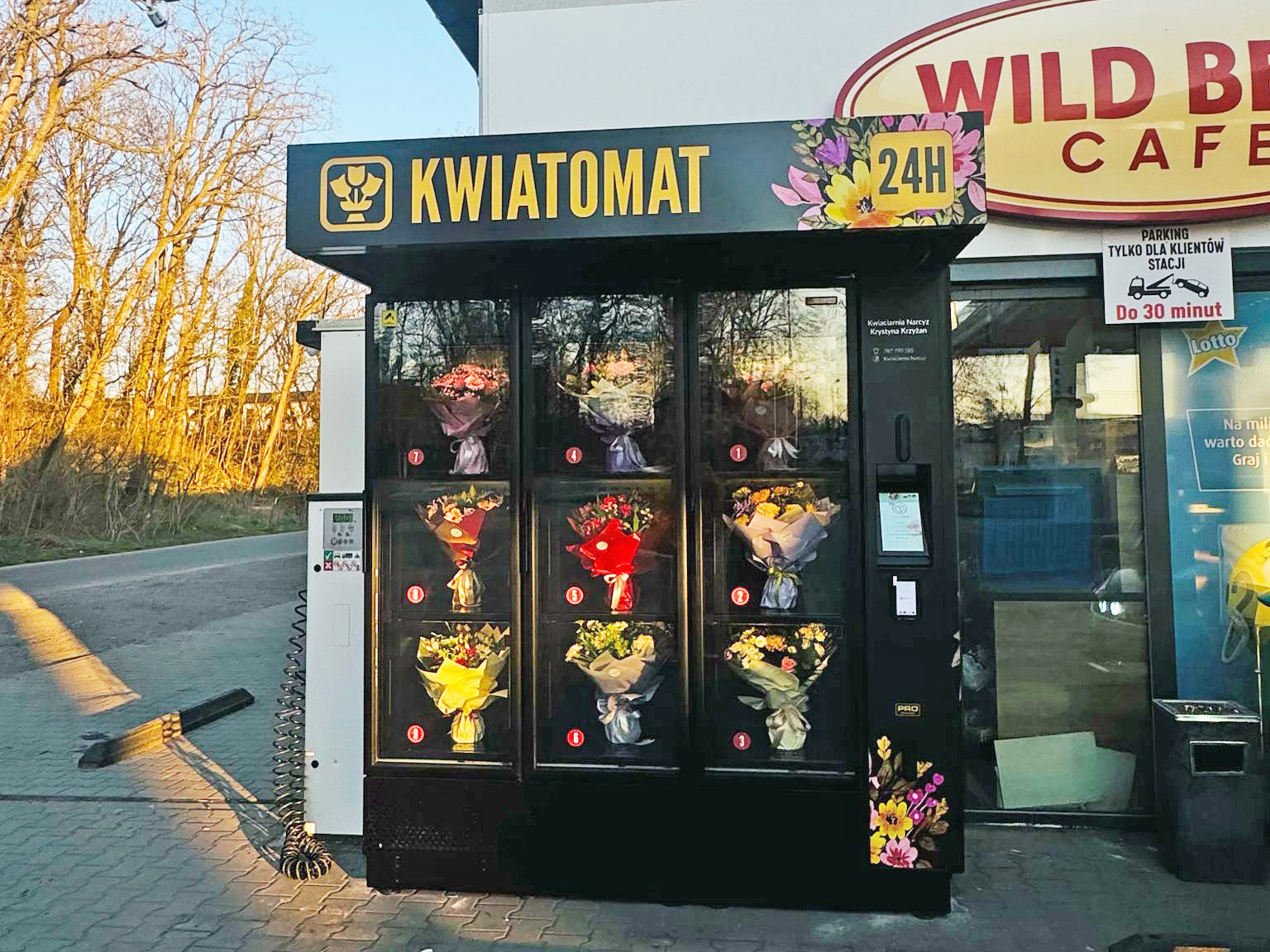 Kwiatomat w Kunowicach już działa!