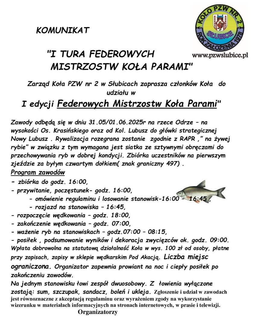 feederowe parami 1 tura