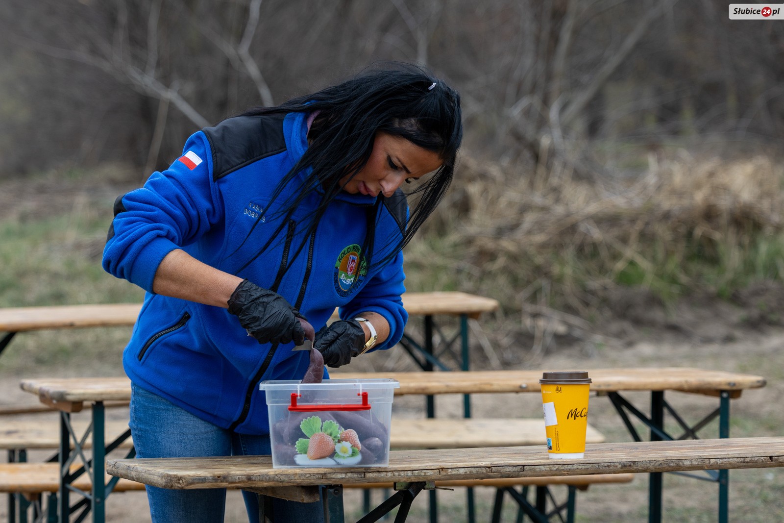 Kasia Dobras to od wielu lat dobrych duch wędkarskich imprez nad Odrą