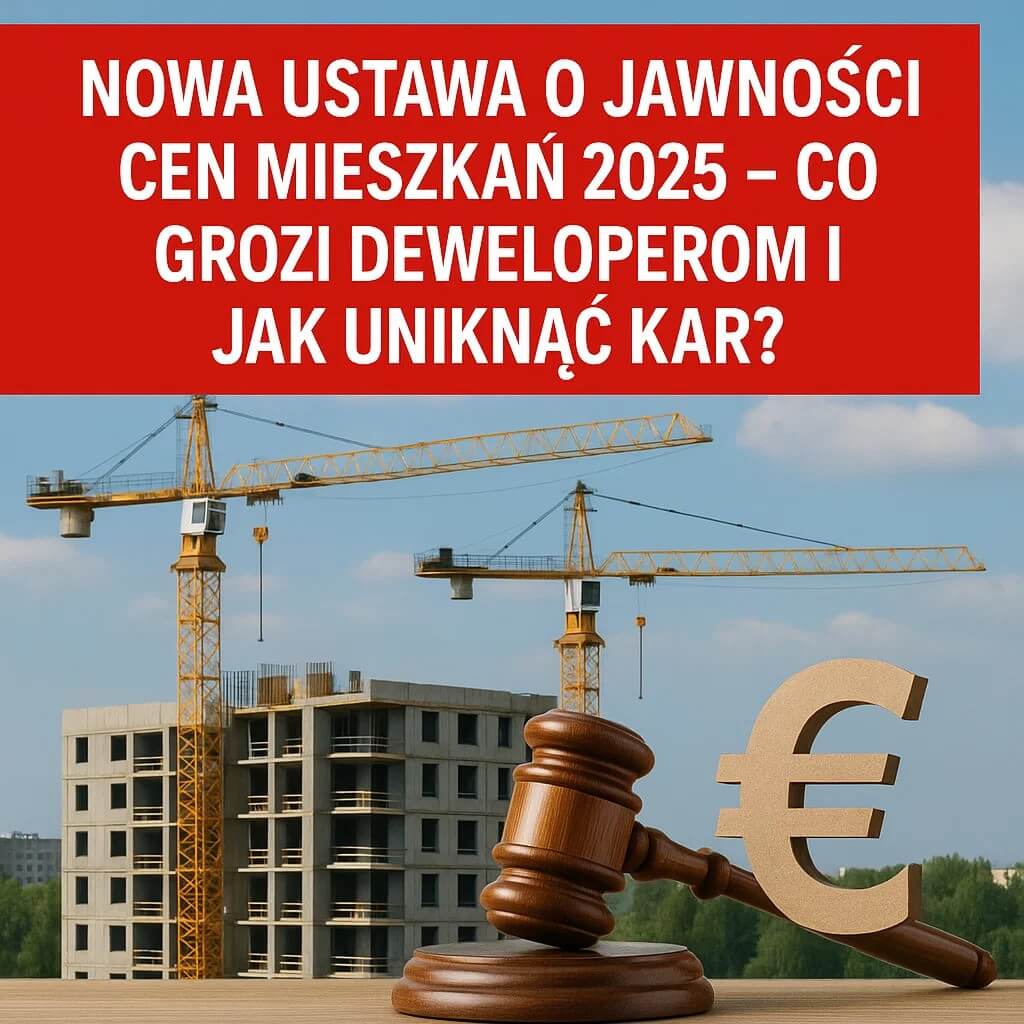 Nowa ustawa o jawności cen mieszkań 2025 - co grozi deweloperom i jak uniknąć kar?