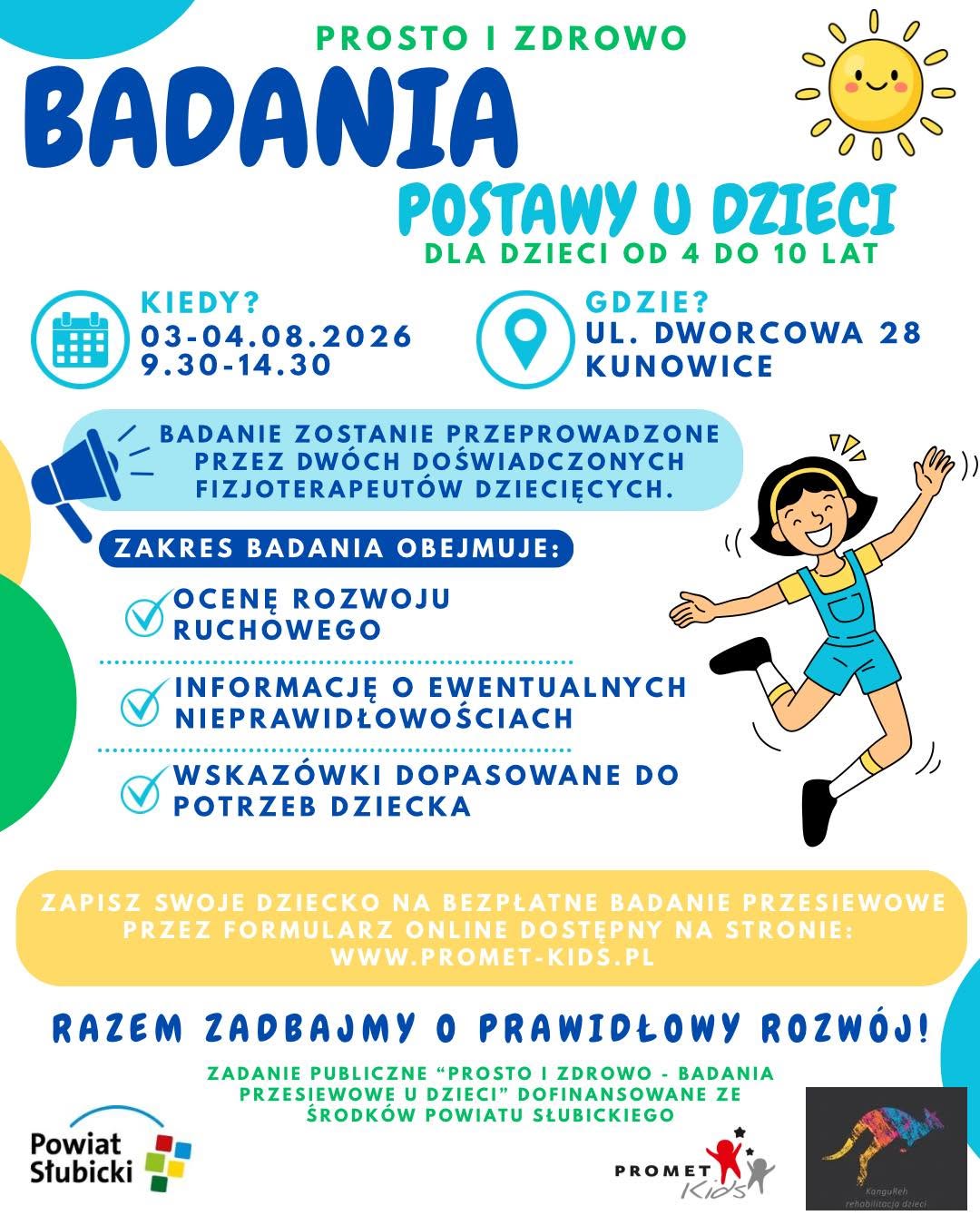 Bezpłatne badania dla dzieci w Kunowicach. Rodzice mogą już zgłaszać maluchy