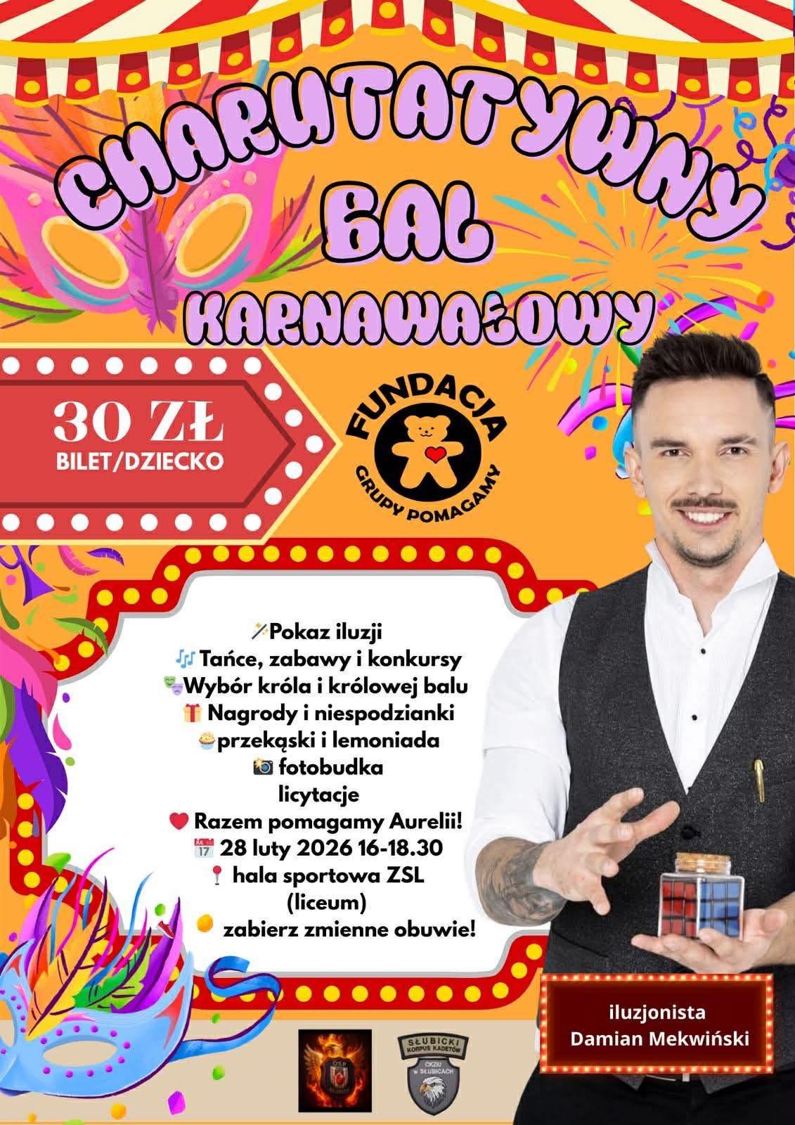Charytatywny bal karnawałowy dla Aurelii