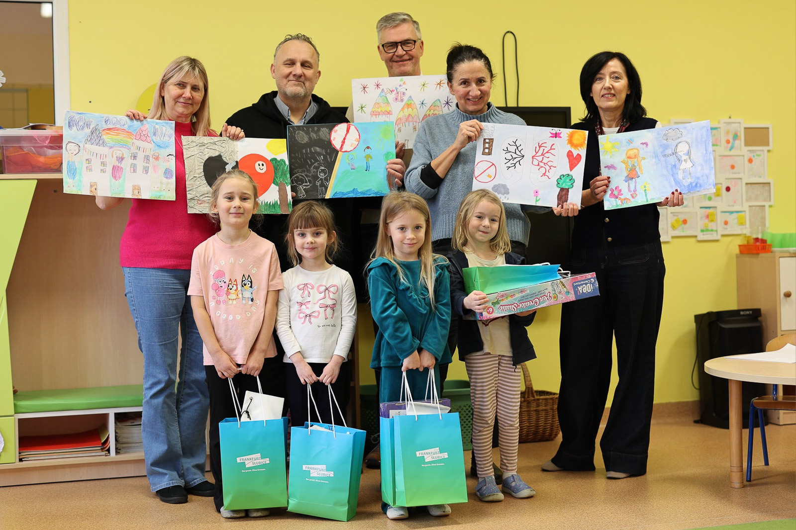 Przedszkolaki zostały nagrodzone w konkursie „Życie bez dymu – po mojemu”