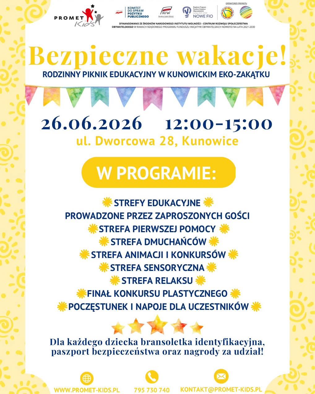 bezpieczne wakacje promet