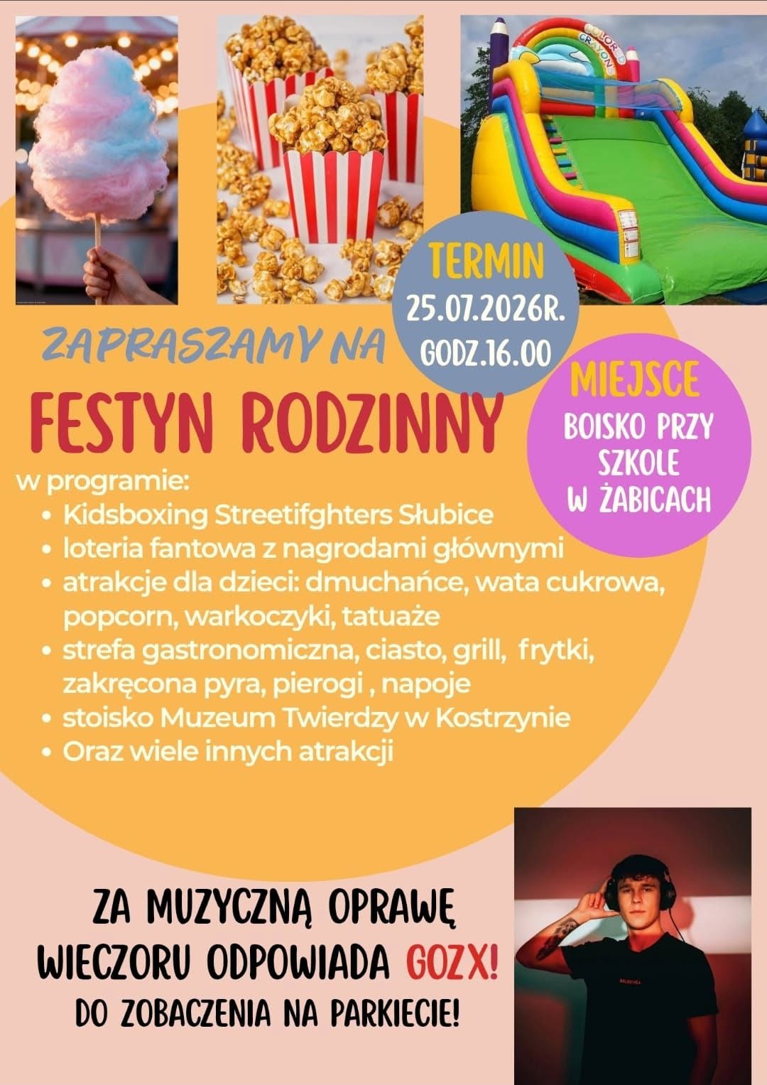 Festyn Rodzinny w Żabicach. W programie atrakcje dla dzieci, loteria i zabawa taneczna