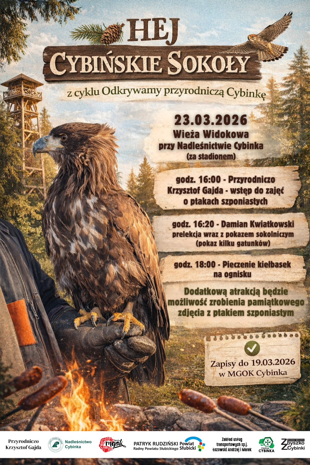 Miejsko-Gminny Ośrodek Kultury w Cybince zaprasza na spotkanie z cyklu „Odkrywamy przyrodniczą Cybinkę”