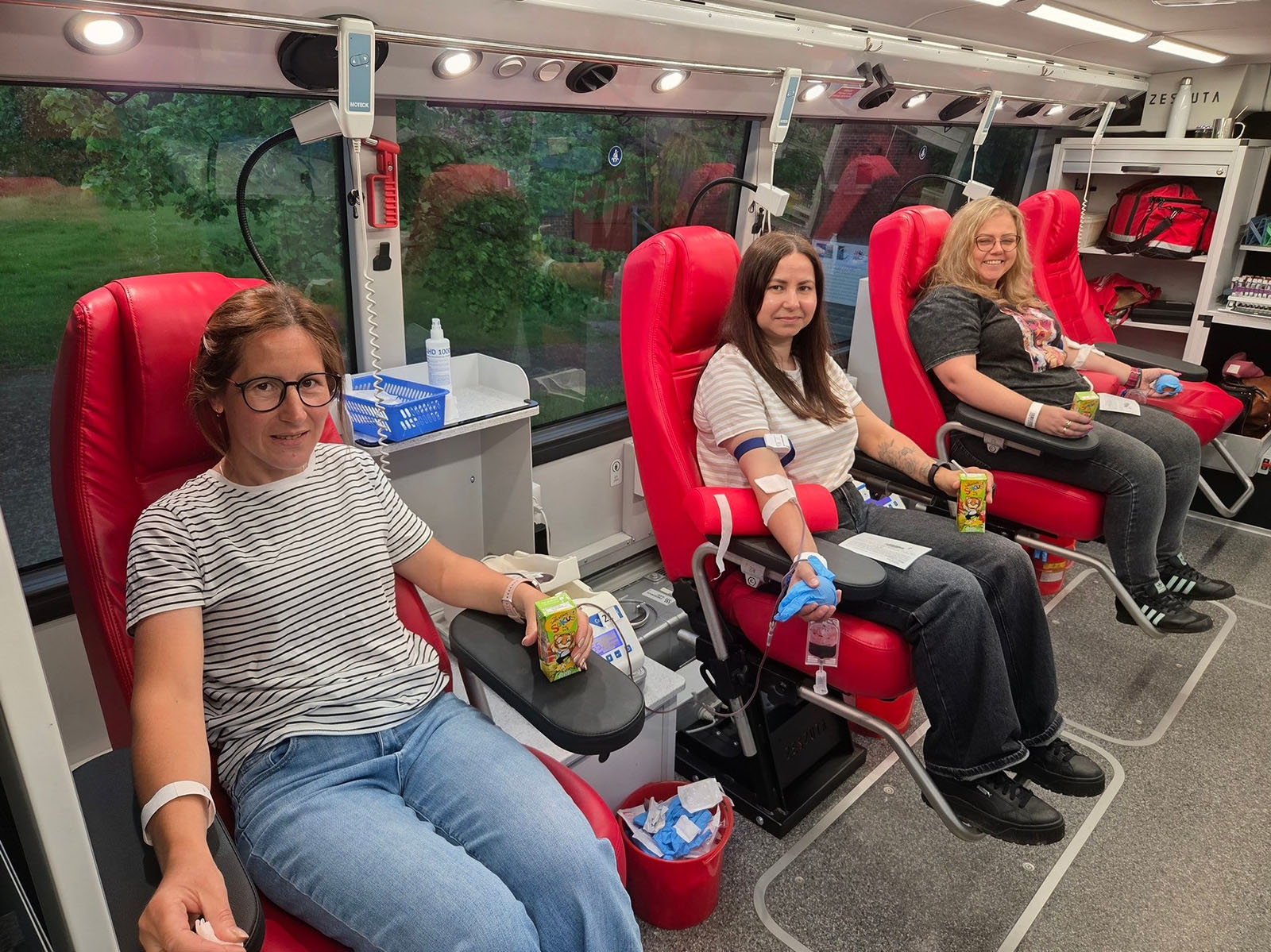 Podczas akcji w Cybince udało się zebrać 6,3l krwi