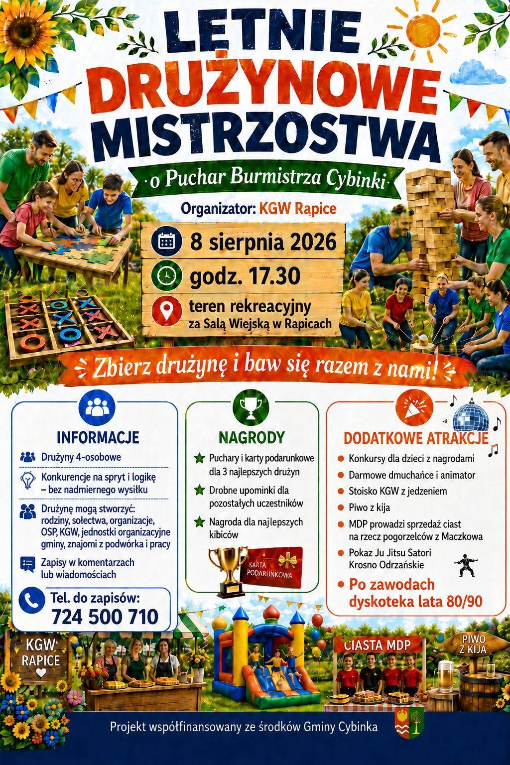 Spryt zamiast siły. W Rxąpicach odbędą się Letnie Drużynowe Mistrzostwa o Puchar Burmistrza Cybinki
