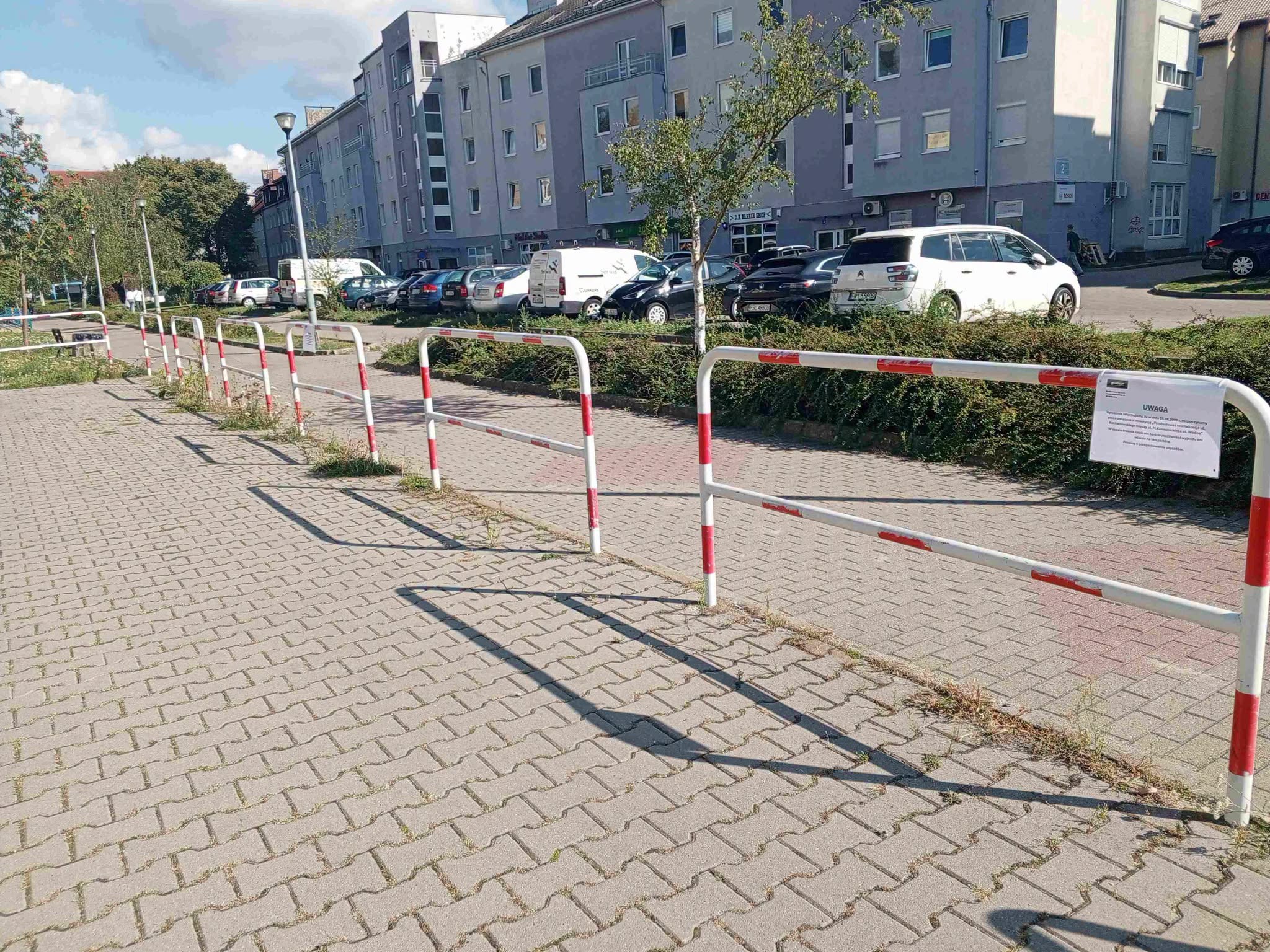 Parking przy deptaku na ul. Kochanowskiego zostanie zamknięty (fot. Gmina Słubice)