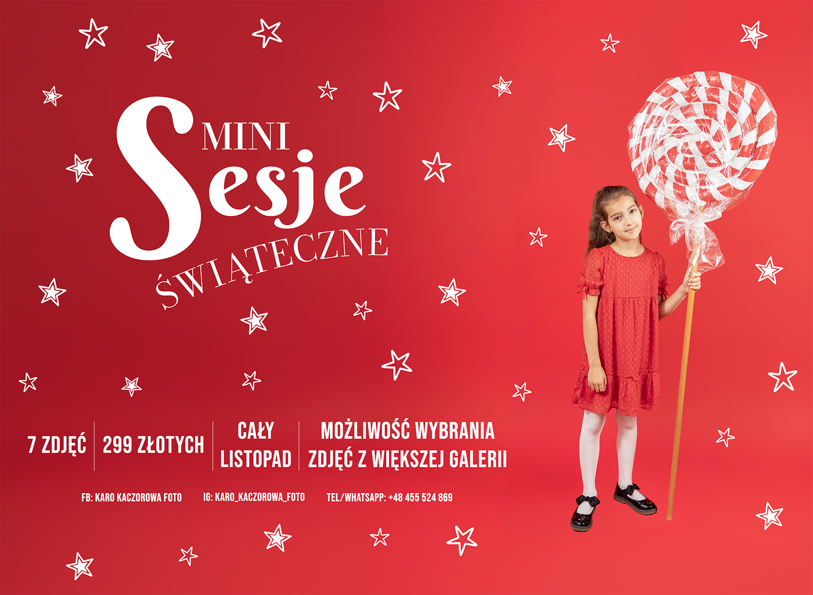 Świąteczne chwile zatrzymane w kadrze. Karo Kaczorowa Foto zaprasza na mini sesje w Słubicach!
