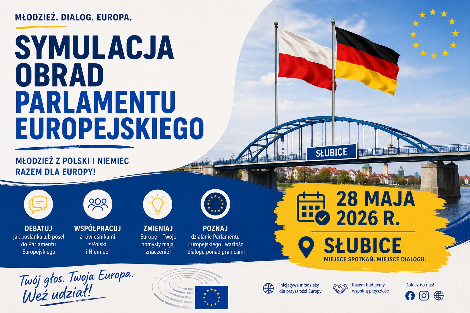 Parlament Europejski w Collegium Polonicum. Młodzież z Polski i Niemiec wcieli się w europosłów