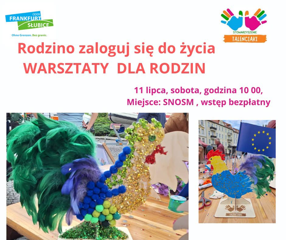 Stowarzyszenie Talenciaki zaprasza na rodzinne warsztaty