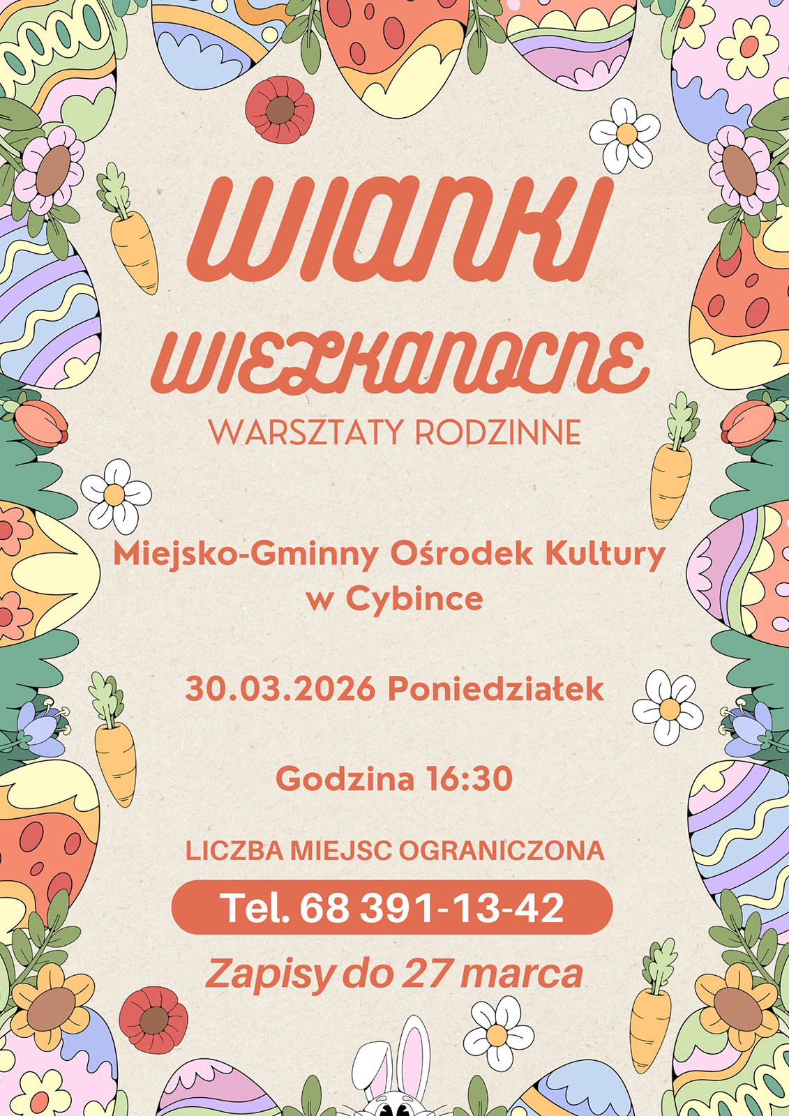 W Cybince odbędą się warsztaty tworzenia wianków wielkanocnych