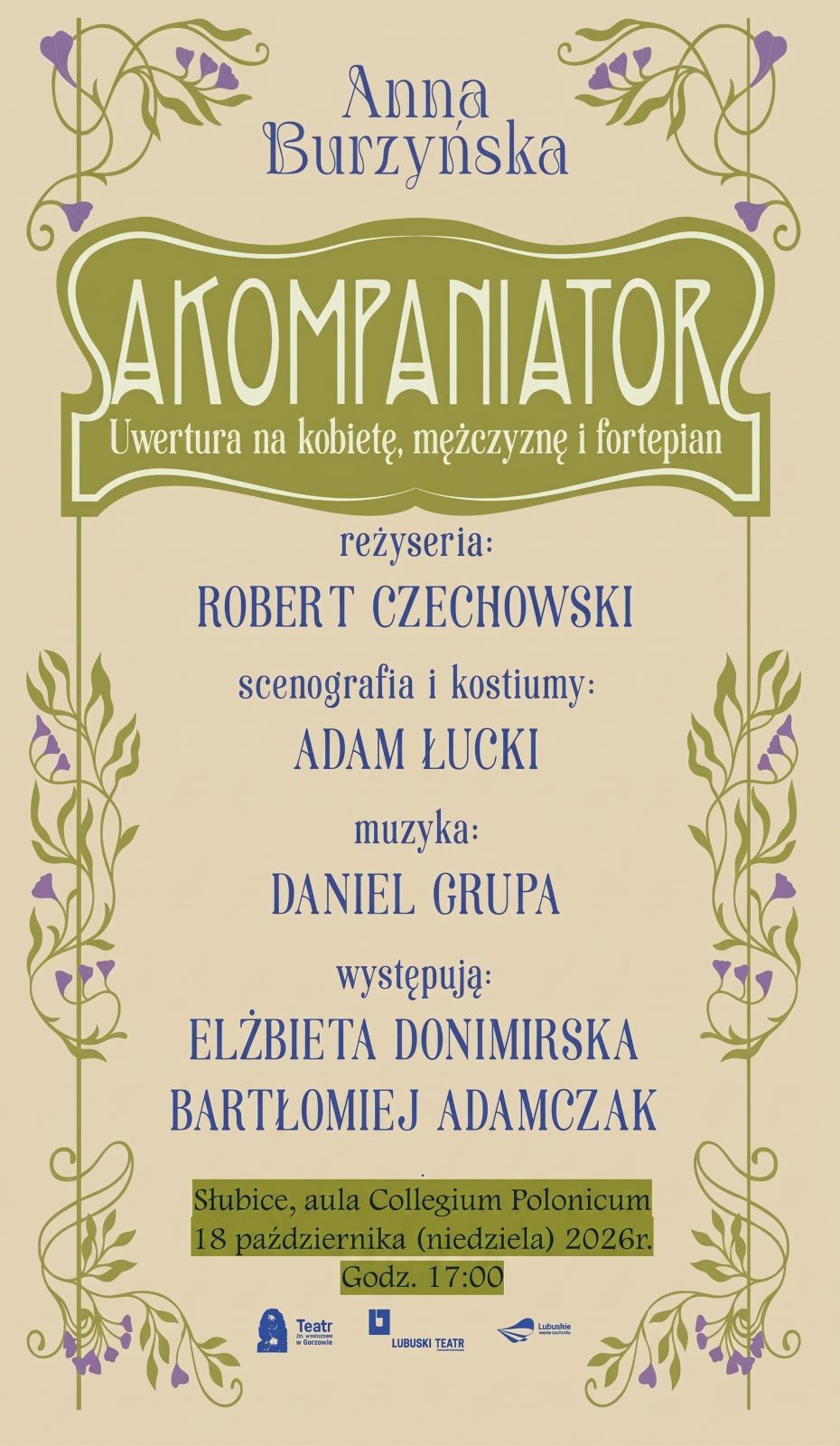 akompaniator plakat