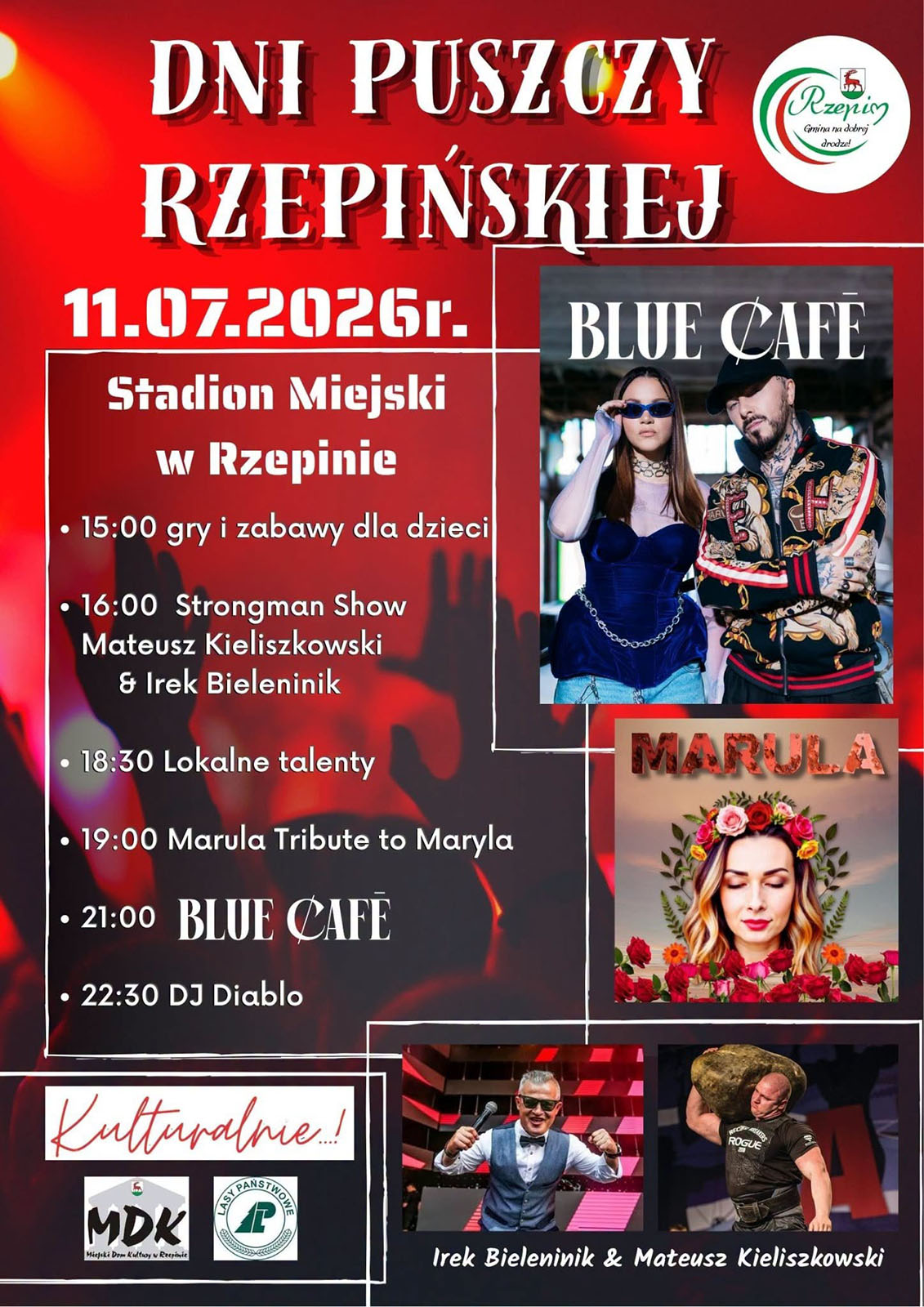 Blue Café gwiazdą Dni Puszczy Rzepińskiej. Znamy cały program imprezy