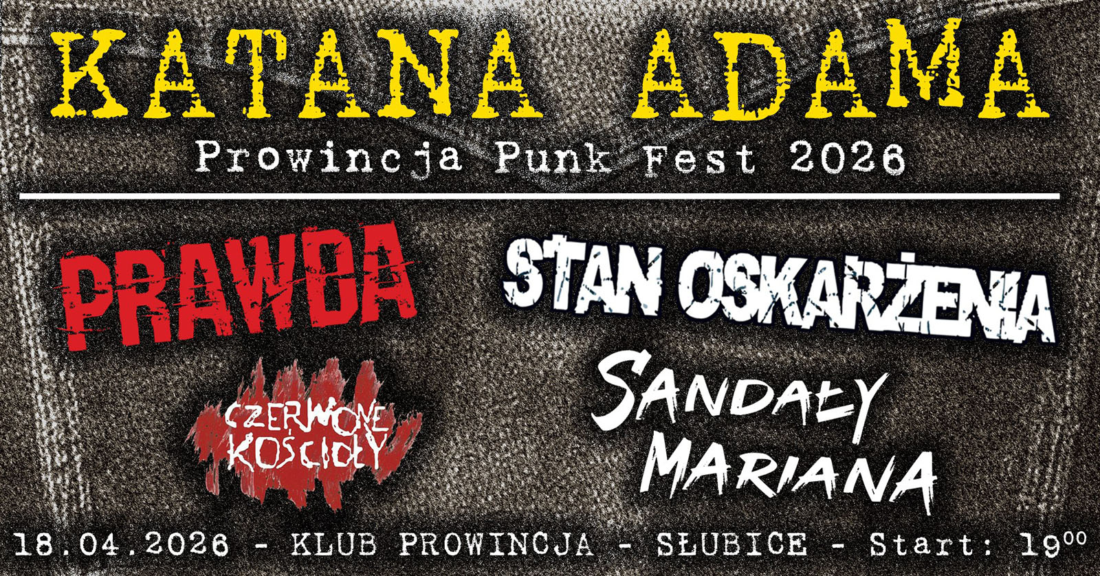 Katana Adama Prowincja Punk Fest 2026