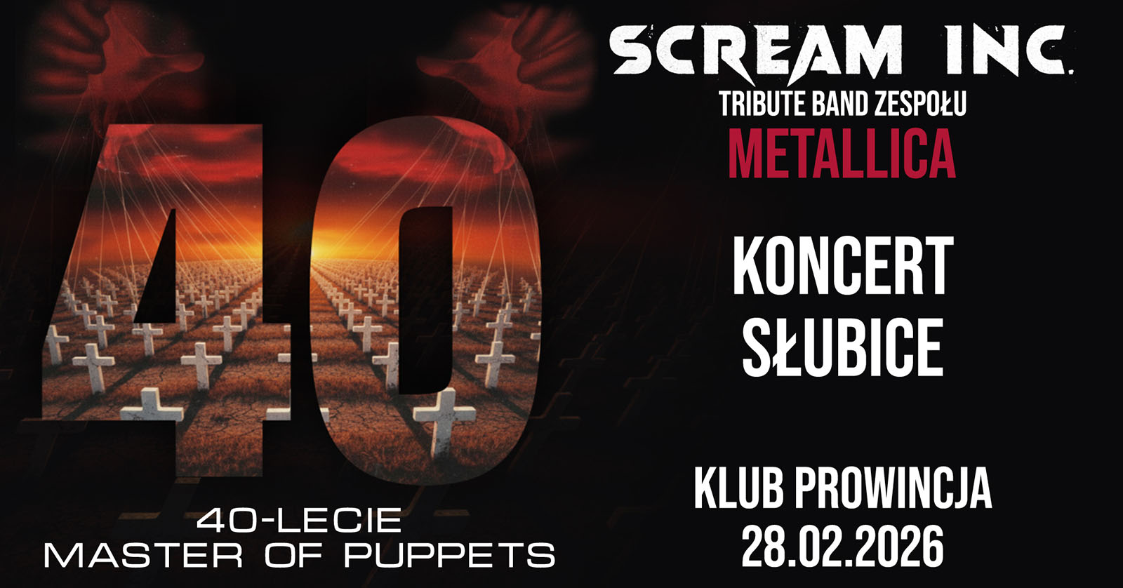 W Klubie Prowincja w Słubicach zagra Scream Inc.