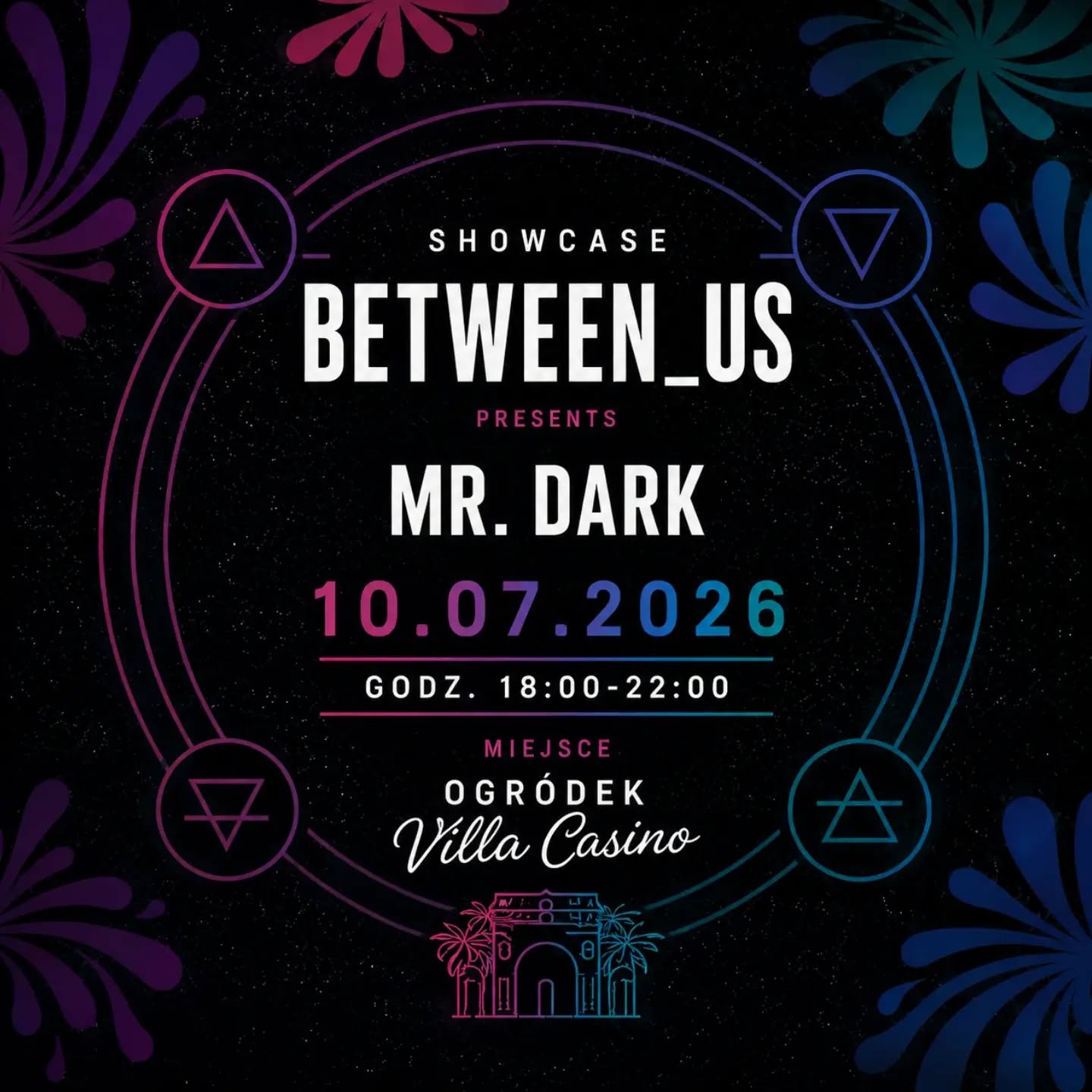 Mr. Dark zagra w ogrodzie letnim Villa Casino