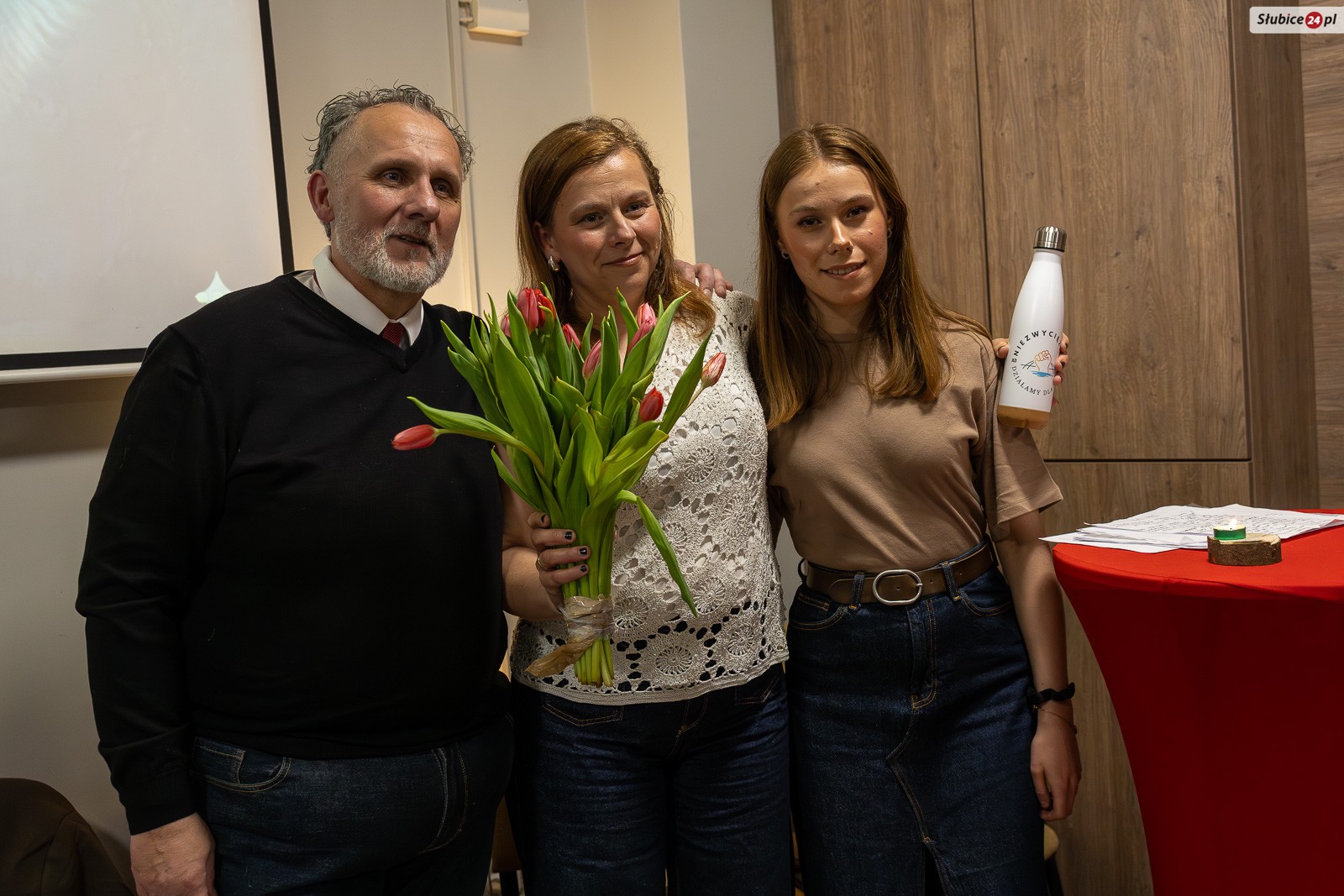 Robert Tomczak, Anna Łazdowska-Elińska i jej córka Marysia