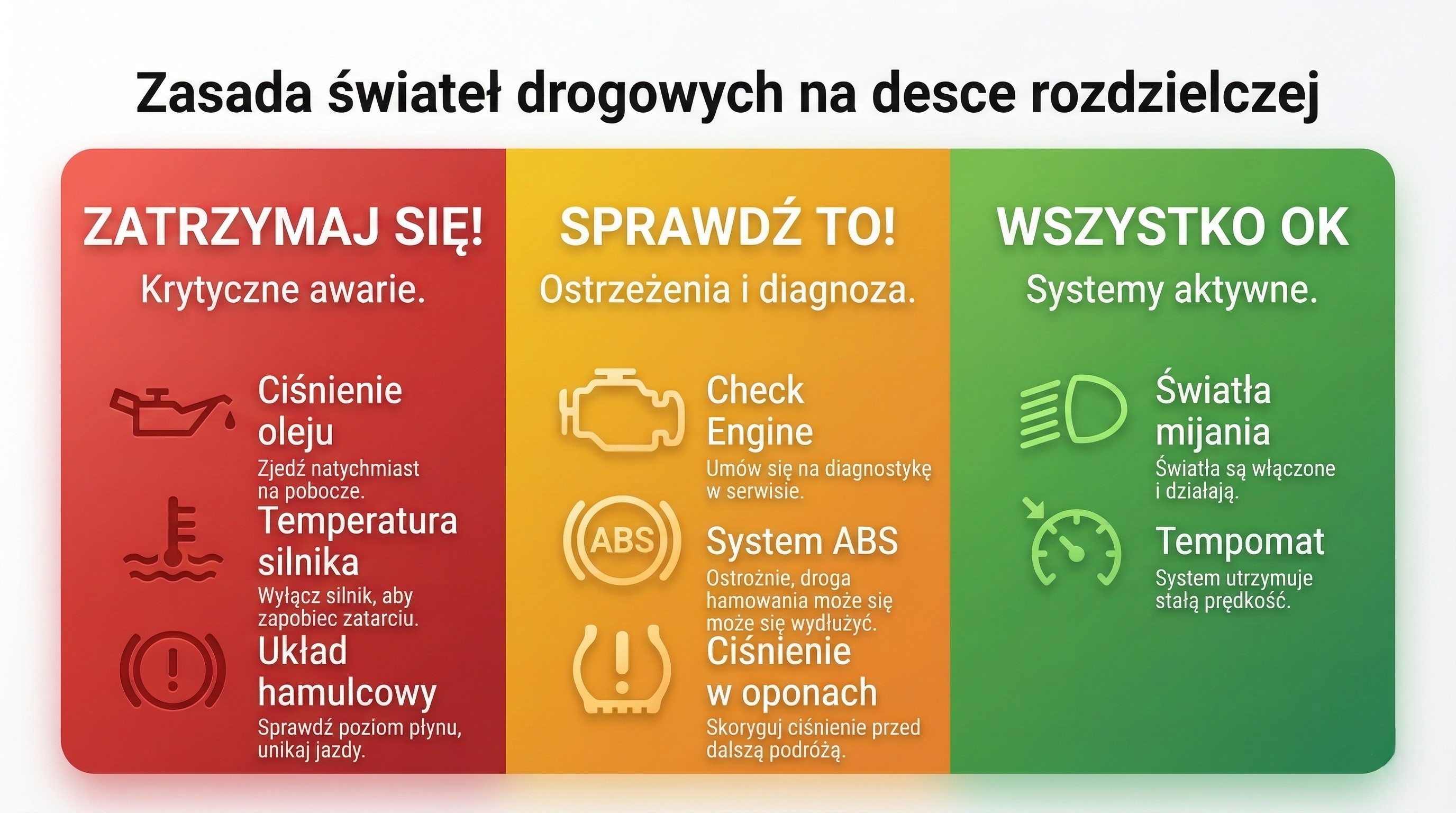 Kiedy samochód prosi o pomoc przez kontrolki na desce rozdzielczej