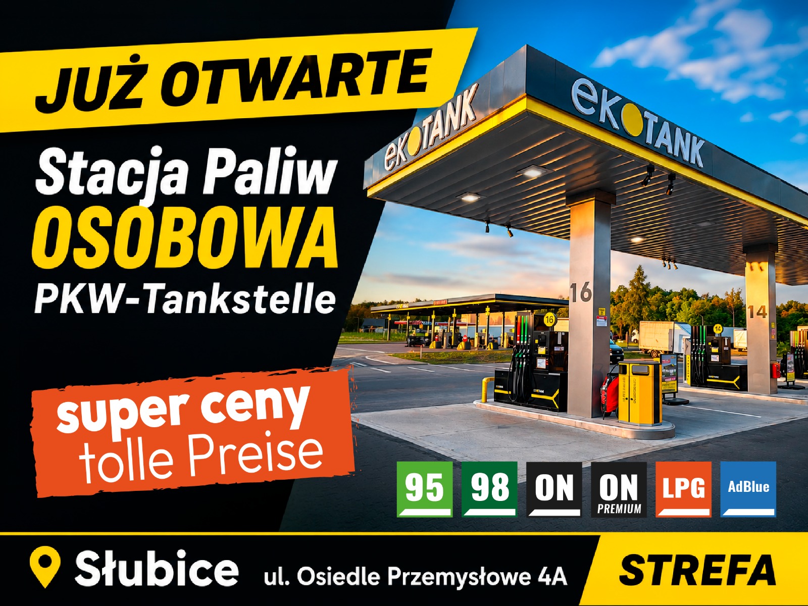 Stacja EKOTANK Słubice już otwarta