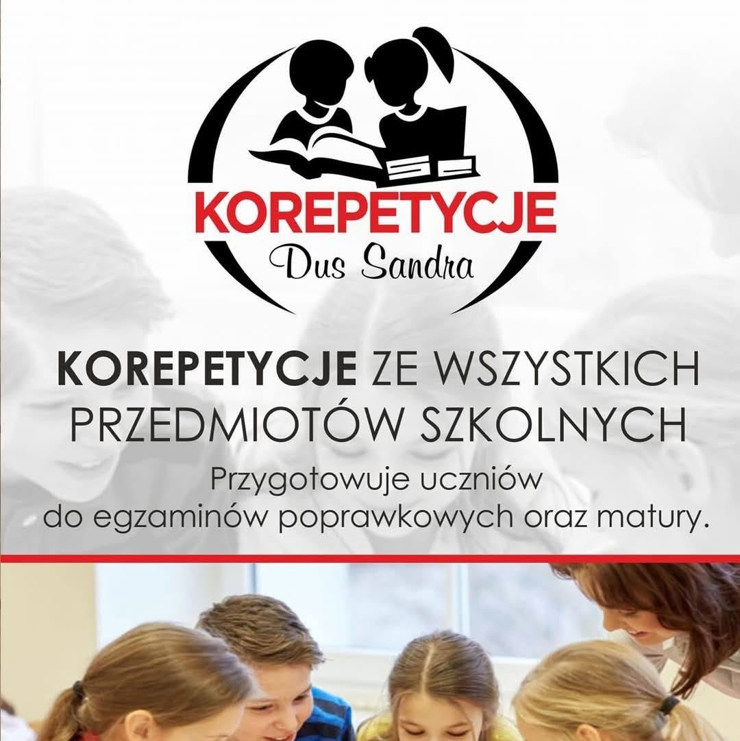 Sandra Duś - korepetycje ze wszystkich przedmiotów szkolnych