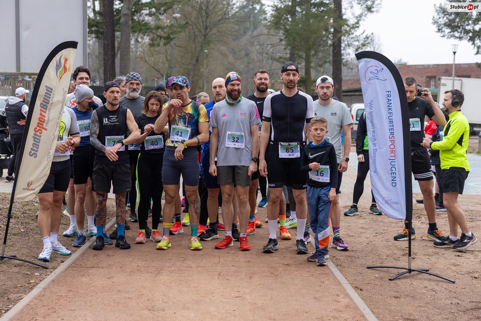 Start biegu parkowego w Słubicach