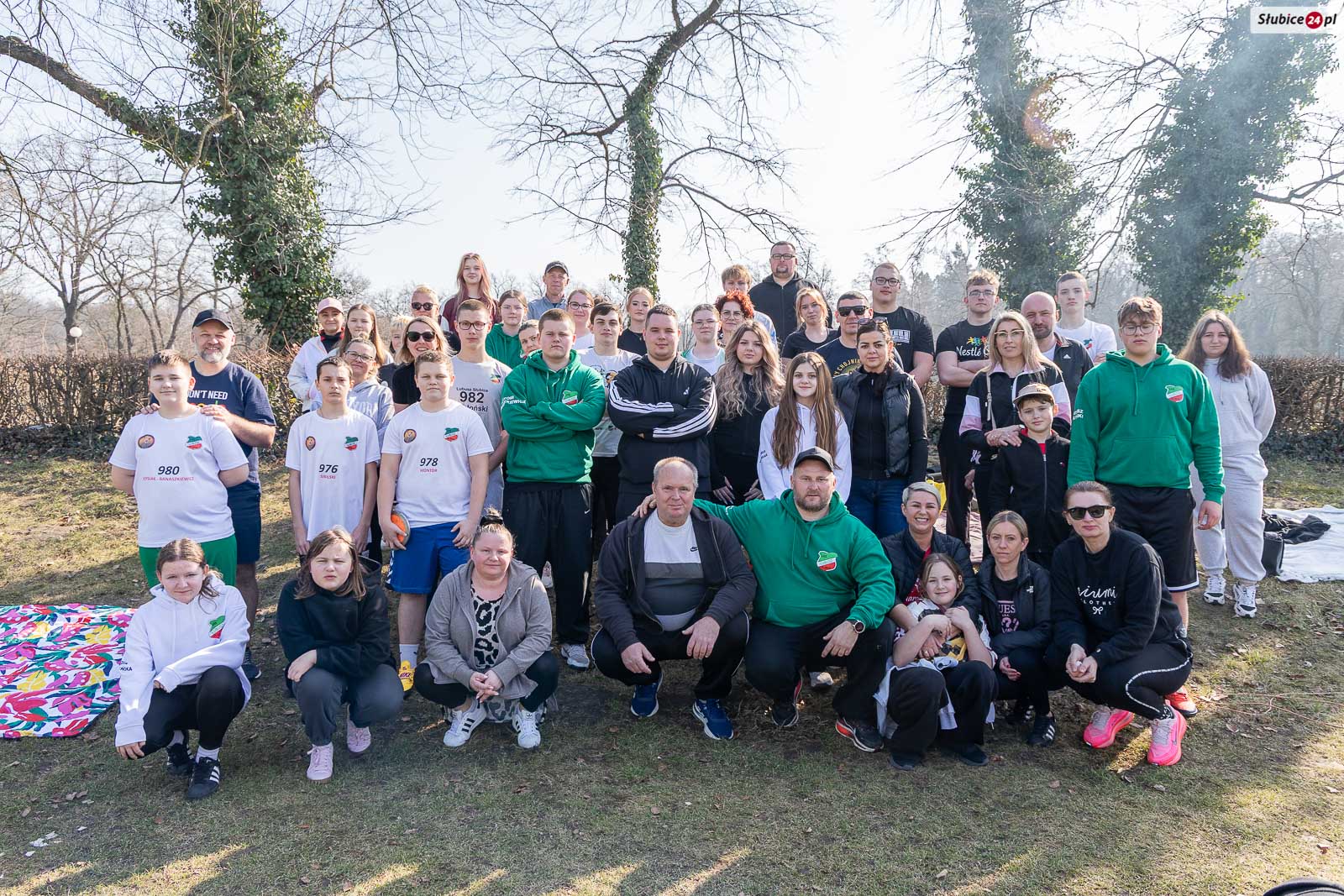 Uczestnicy Rodzinnego Pikniku Sportowego 