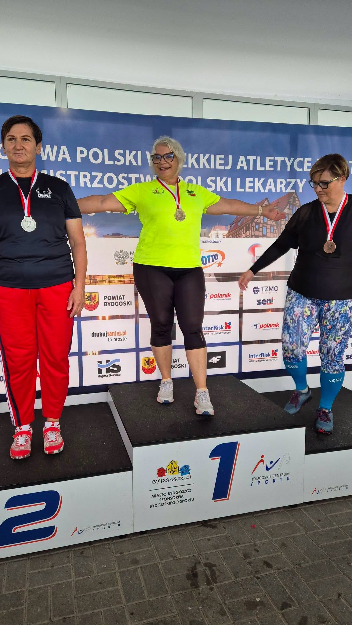 Dwa złote krążki z Bydgoszczy przywiozła niezawodna Małgorzata Krzyżan