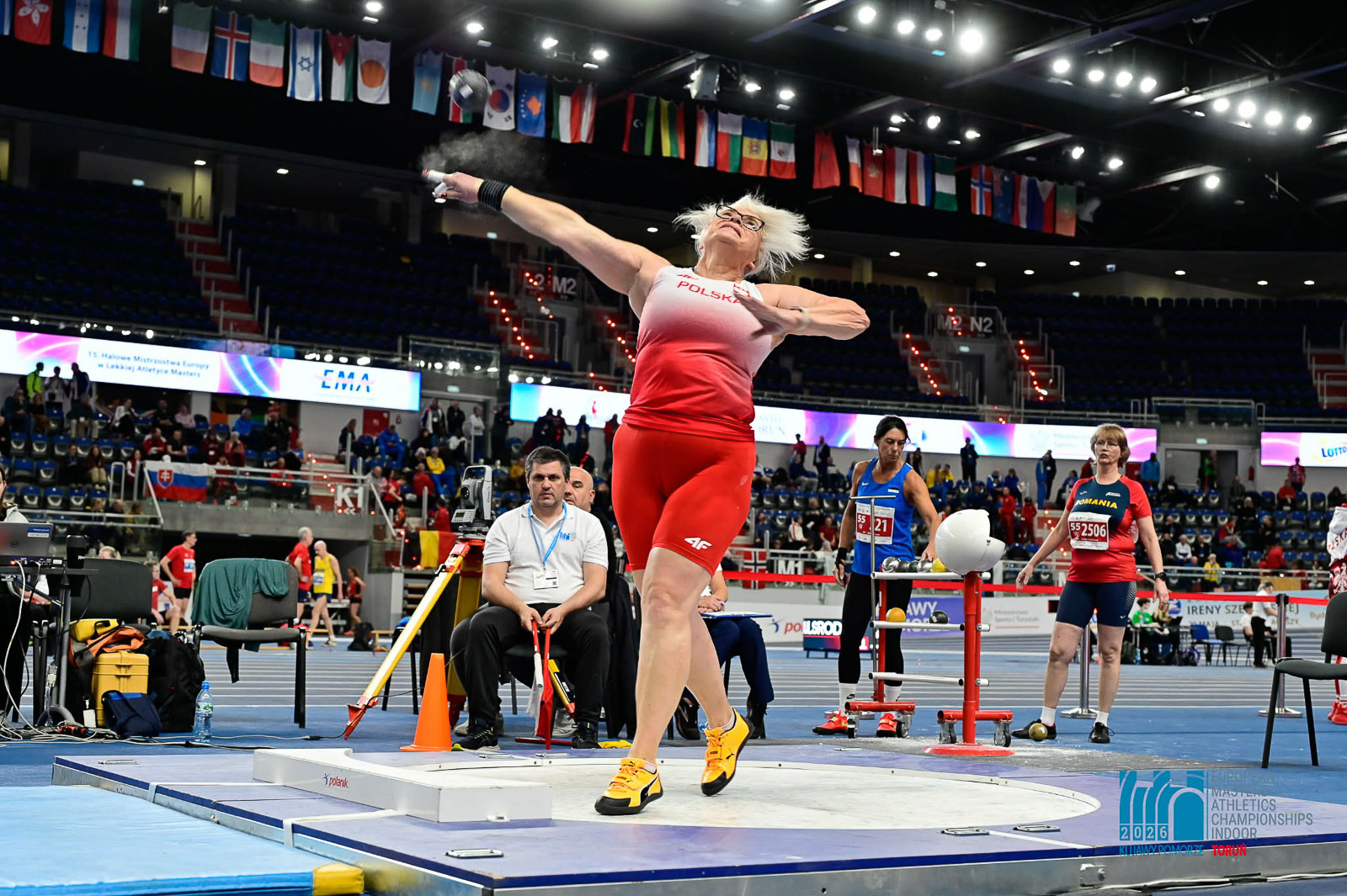 Małgorzata Krzyżan na XV Halowych Mistrzostwach Europy Masters w lekkiej atletyce