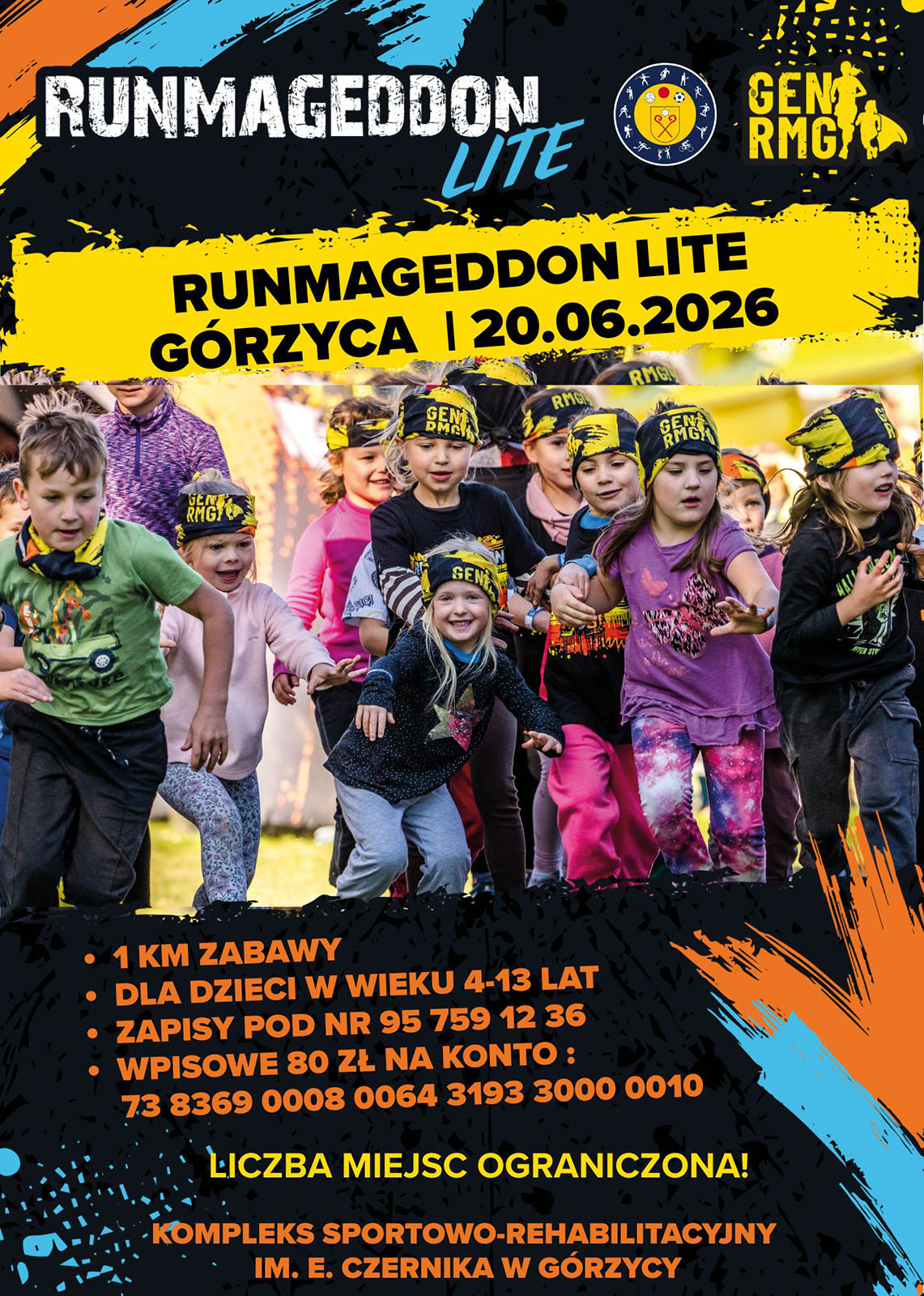 Runmageddon Lite w Górzycy. Dzieci pobiegną przez błoto i przeszkody