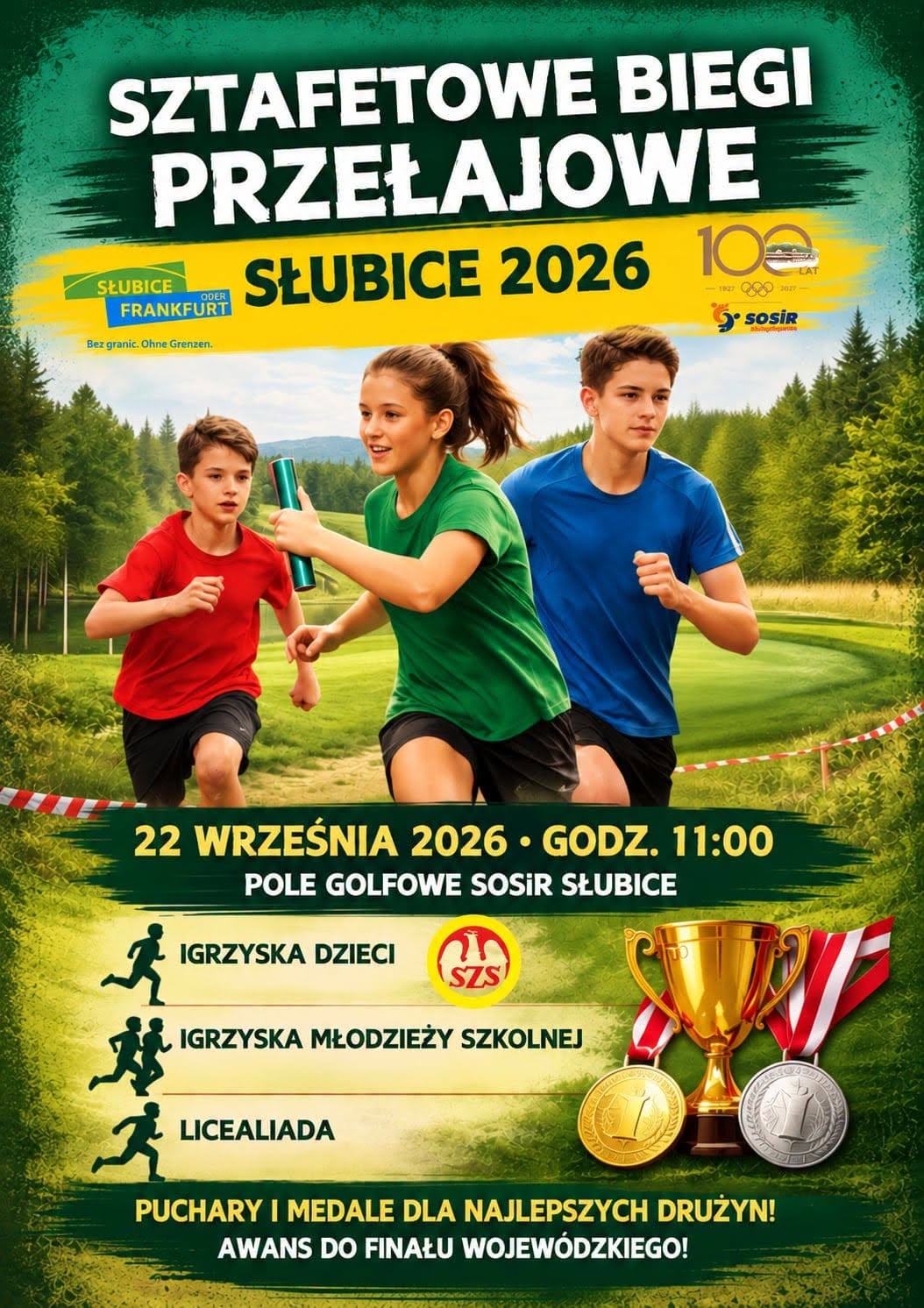 sztafetowe biegi przelajowe